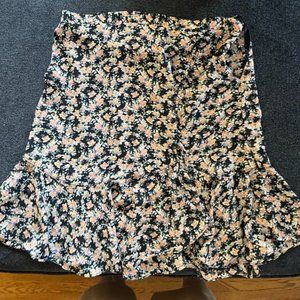 Max Studio ruffle mini skirt